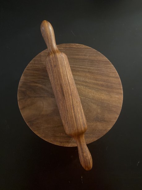 木板和擀面杖图片下载