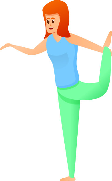 室内运动图标卡通风格图片下载