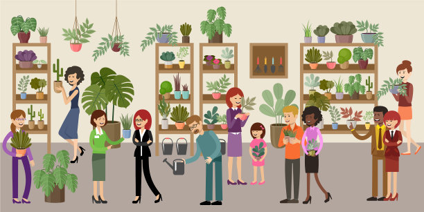 花和家植物商店图片下载