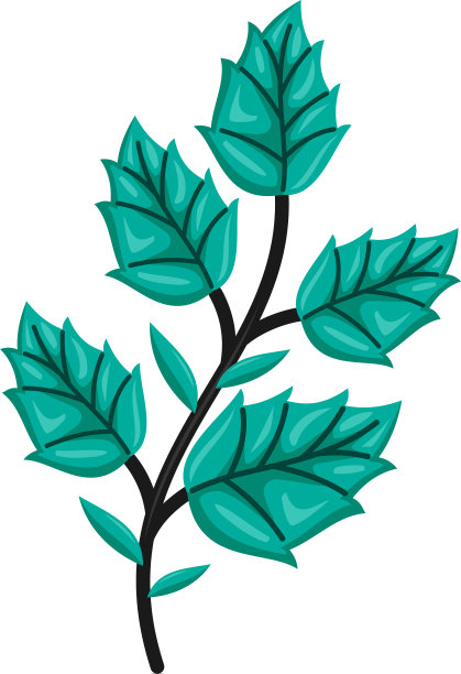 树枝颜色树叶图片下载