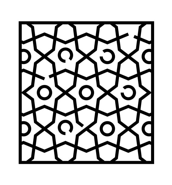 地毯图案线条图标概念标志轮廓图片下载