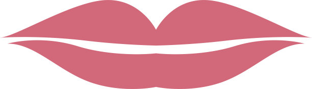 嘴唇图标化妆品标志图片下载