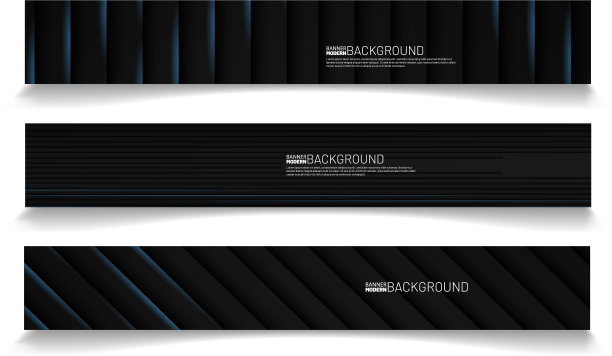 现代网页横幅背景抽象模板图片下载