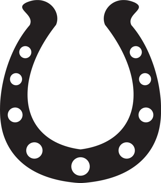 马蹄图标模板黑色可编辑图片下载