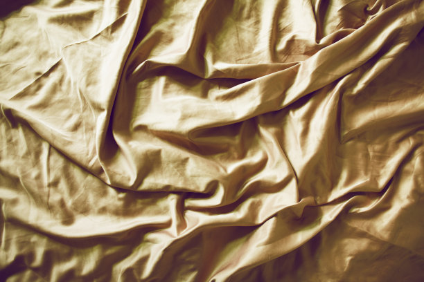 抽象金细布褶皱背景布图片下载