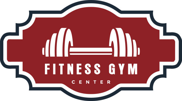 简单的健身标志设计模板图片下载