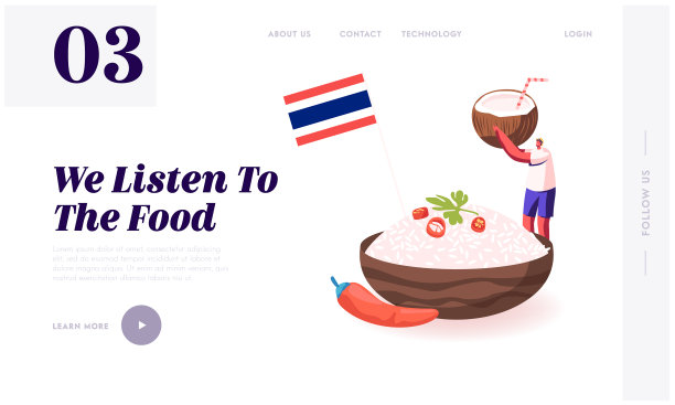 泰国美食网站登陆页面男子抱椰子图片下载