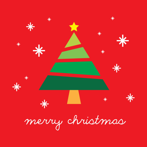 圣诞快乐，红色背景图片下载