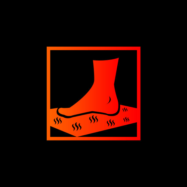 按摩地毯矢量标志图片下载