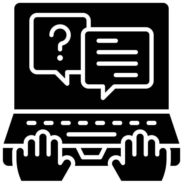在线聊天、远程办公图标图片下载