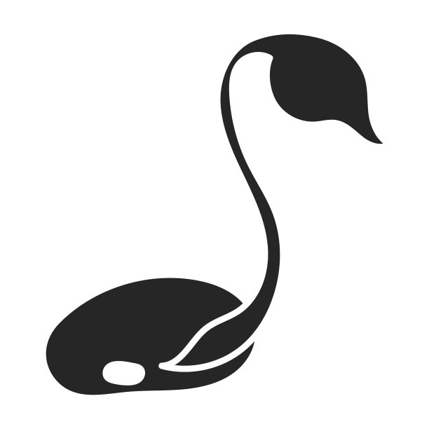 豆芽图标黑色图标图片下载