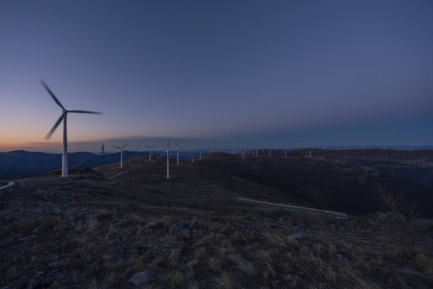 涡轮机绿色能源电力技术概念股票照片图片下载