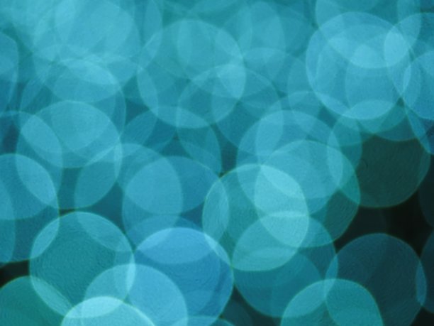 模糊的蓝色圆散景背景图片下载