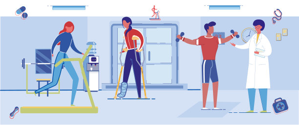 理疗康复馆有人图片下载