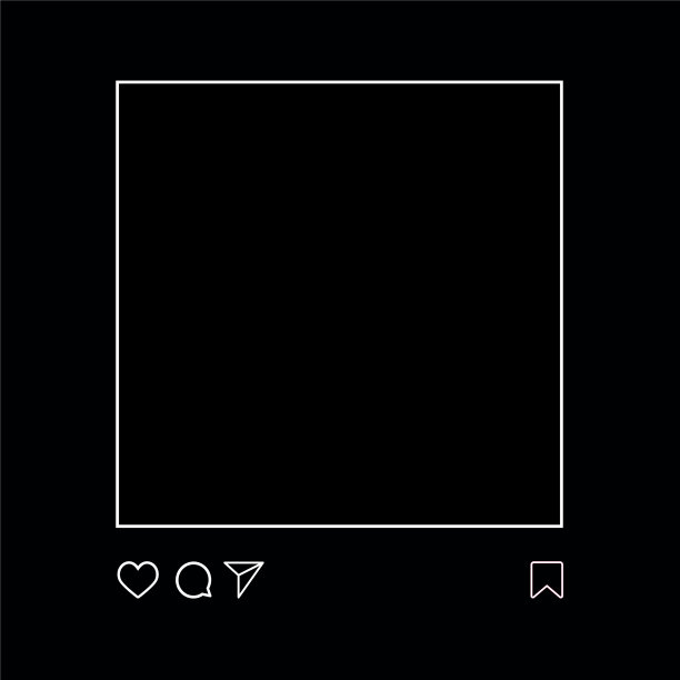 社交网络相框张贴模板图片下载