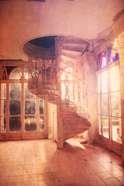 废弃建筑内部图片下载