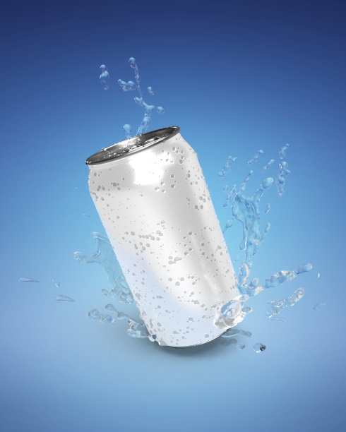 逼真的3d渲染脱墨金属盒模型图片下载