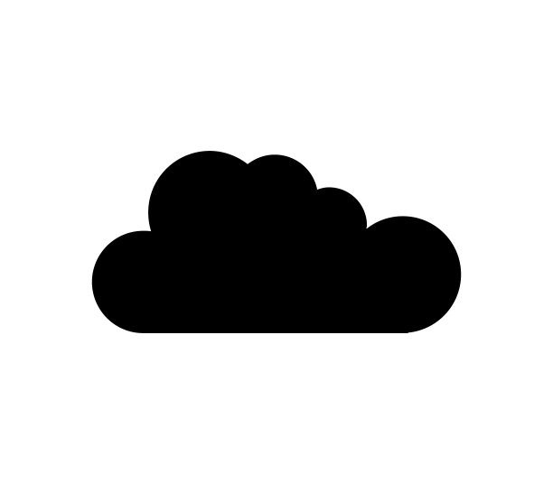 云图标在白色背景图片下载