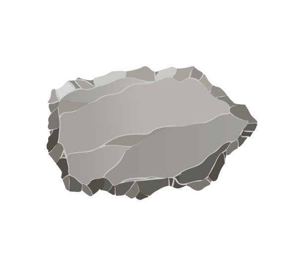 石头的游戏元素。卡通摇滚ui元素为游戏设计孤立的白色。岩石界面按钮图片下载