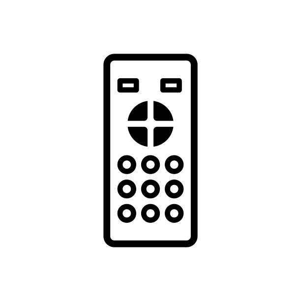 遥控器图标设计矢量模板图片下载