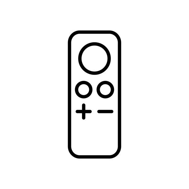 遥控器图标设计矢量模板图片下载
