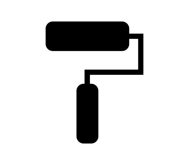 滚轮图标在白色背景图片下载