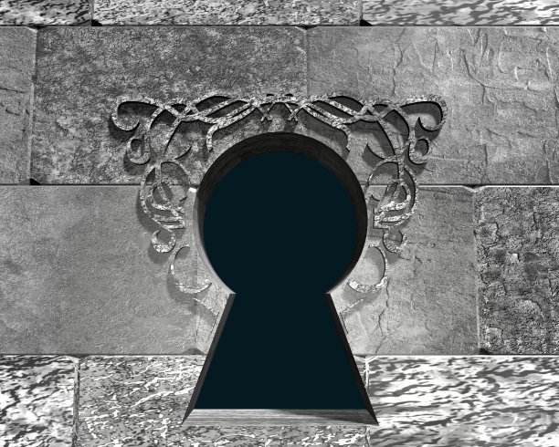 抽象的关键孔图片下载