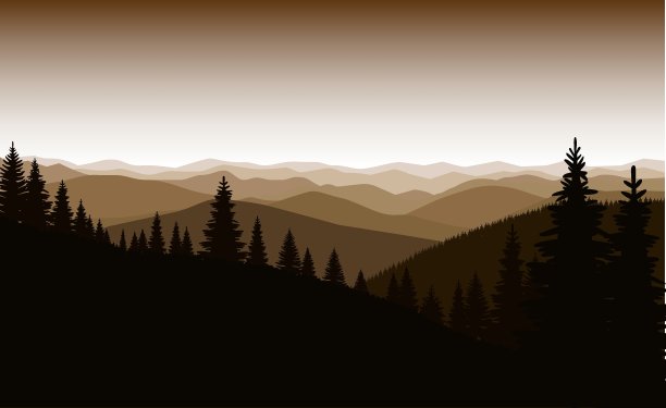 山的风景。图片下载