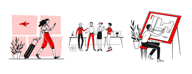 工作和假期设置图片下载