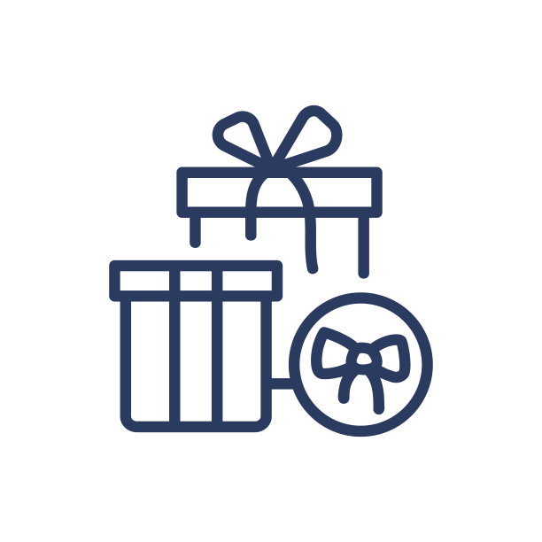 礼品细线图标图片下载