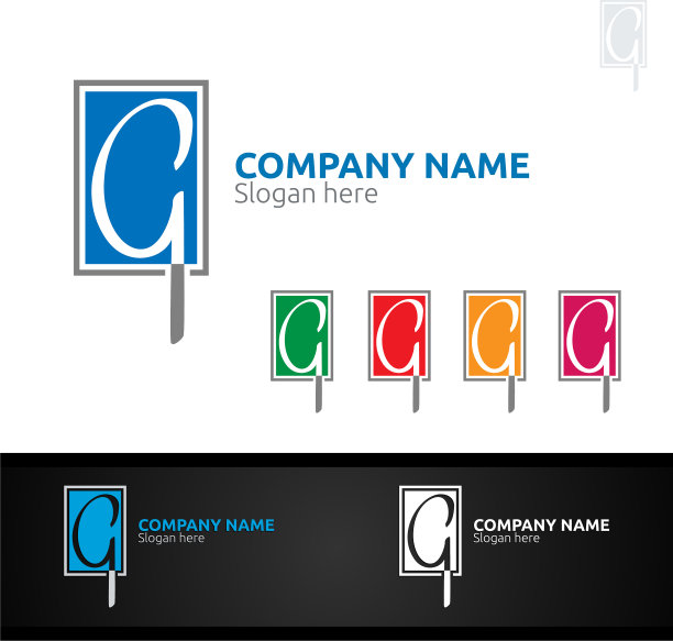 字母g用于数字标识营销财务图片下载