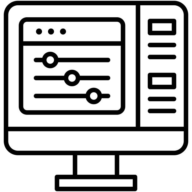 调整，远程办公图标，矢量图图片下载