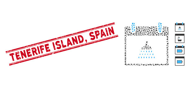 西班牙的特内里费岛线海豹和图片下载