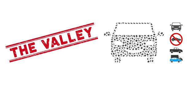 用拼贴的微笑划出了山谷线邮票图片下载