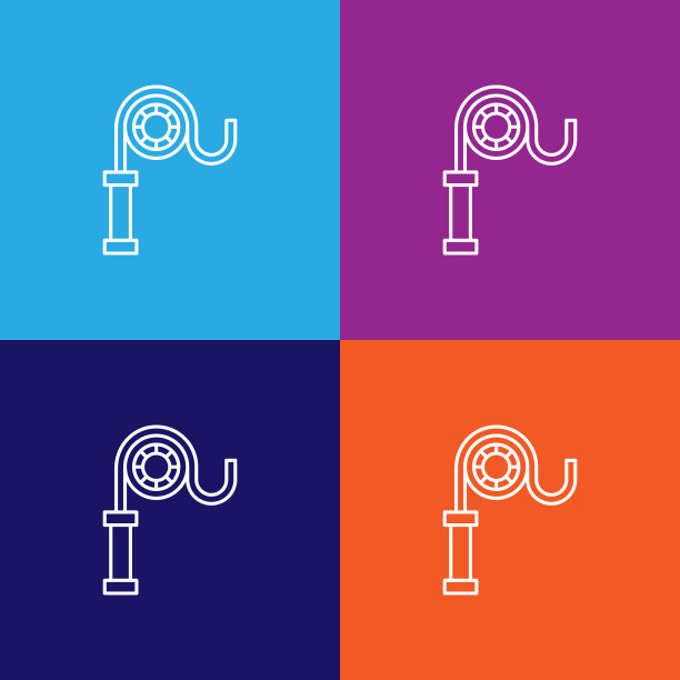 旅行绳索轮廓图标。旅行插图图标的元素。标志和符号可以用于网页，标志，移动应用程序，UI, UX图片下载