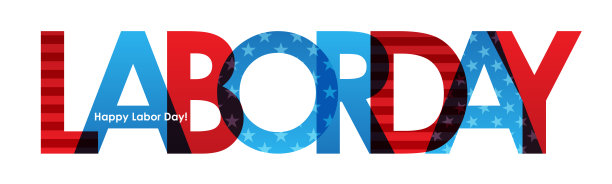 劳动节彩色印刷横幅图片下载