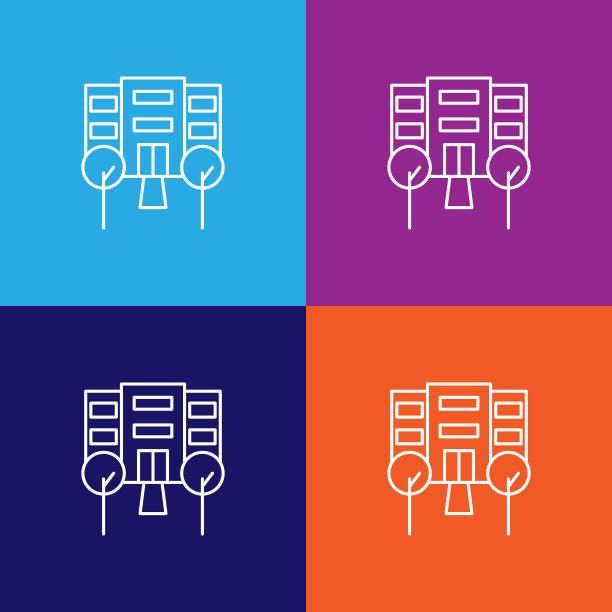 旅游酒店大纲图标。旅游插画图标元素。符号和符号可以用于网页，标志，手机应用程序，UI，用户体验图片下载