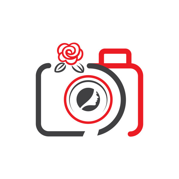 美相机标志设计。爱相机应用程序设计矢量模板图片下载