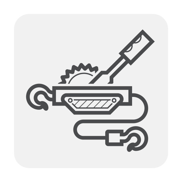 绞车图标黑图片下载