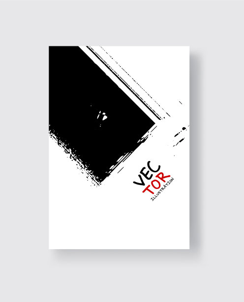 黑色的墨水笔触在白色的背景图片下载