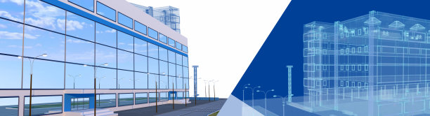 覆盖工业建筑。3 d渲染图片下载