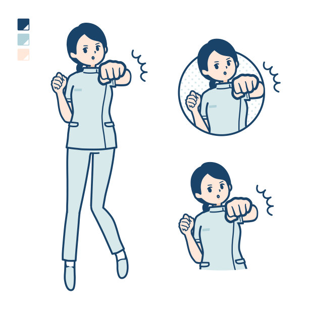 简单的护士woman_Punch图片下载