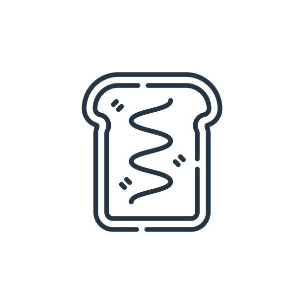 面包矢量图标。面包可编辑的中风。面包线性符号用于网页和移动应用程序，标志，印刷媒体。细线说明。矢量孤立轮廓绘制。图片下载