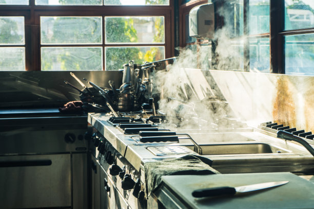 溪水从厨房的水槽中流出图片下载