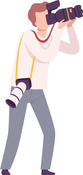 摄影师用数码设备拍照图片下载