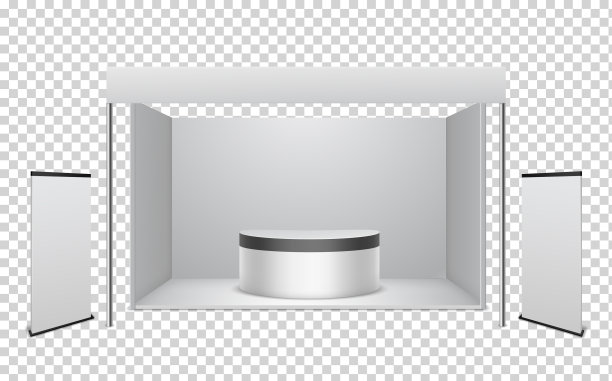白色展台空白展台图片下载