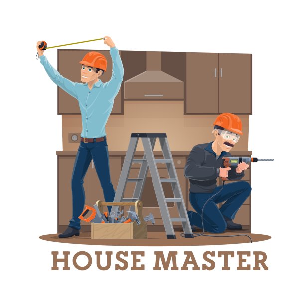 厨房家具的组装、安装或修理图片下载