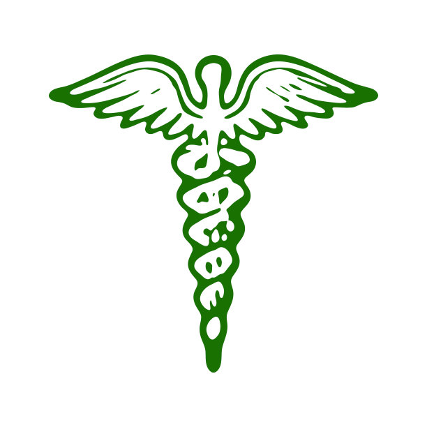 医学符号隔离在白色草图上图片下载