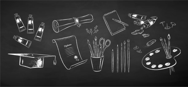 设置艺术学生用品图片下载