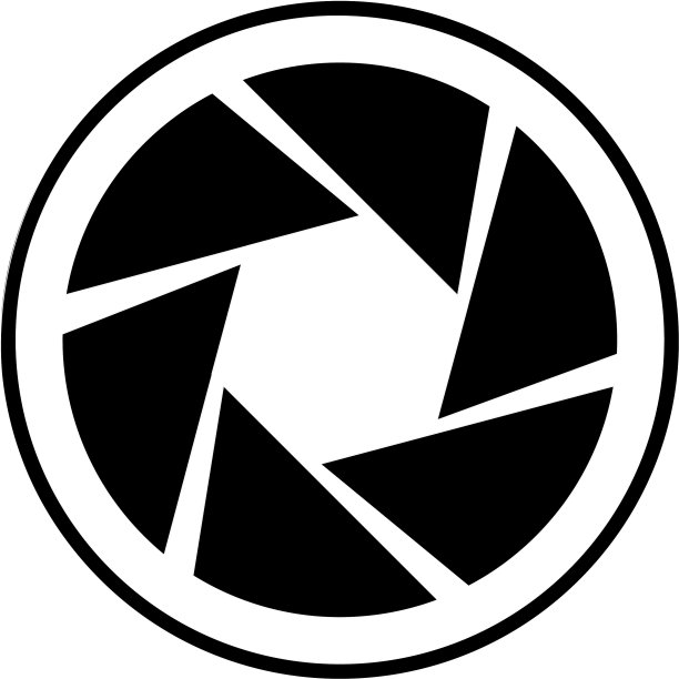 相机镜头图标和标志标志图片下载